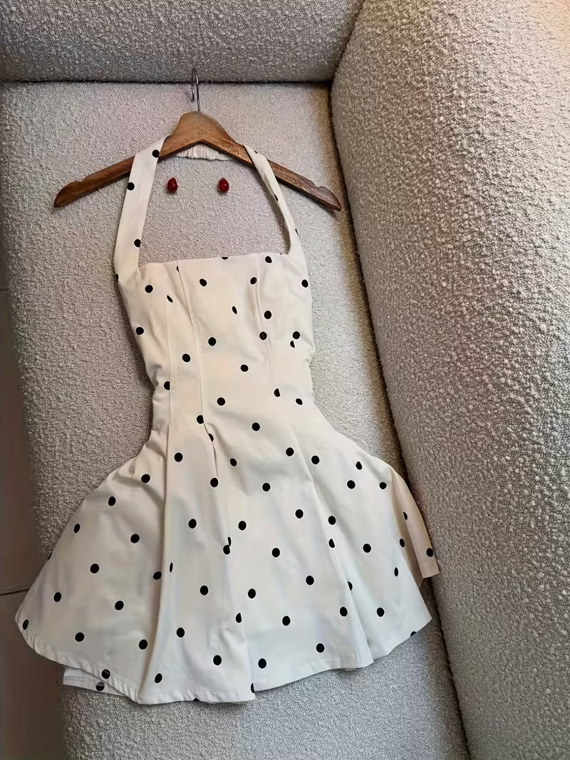 Vestido Mini a Lunares 'Clásico Encanto'