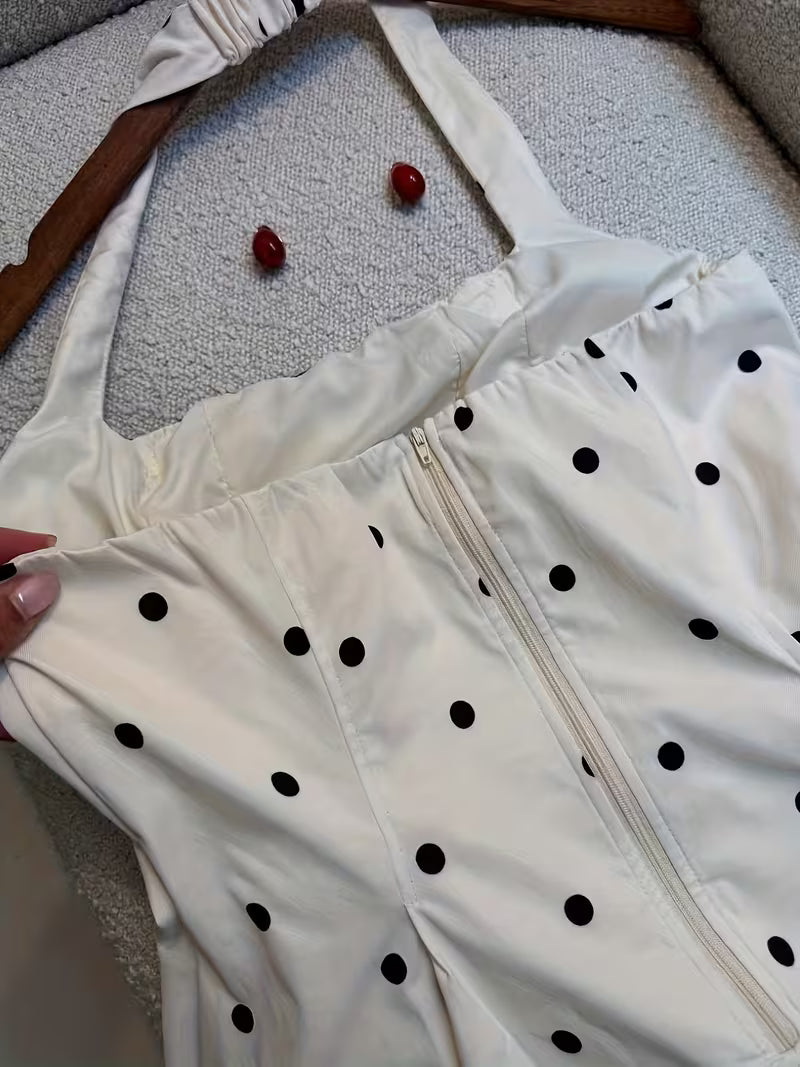 Vestido Mini a Lunares 'Clásico Encanto'