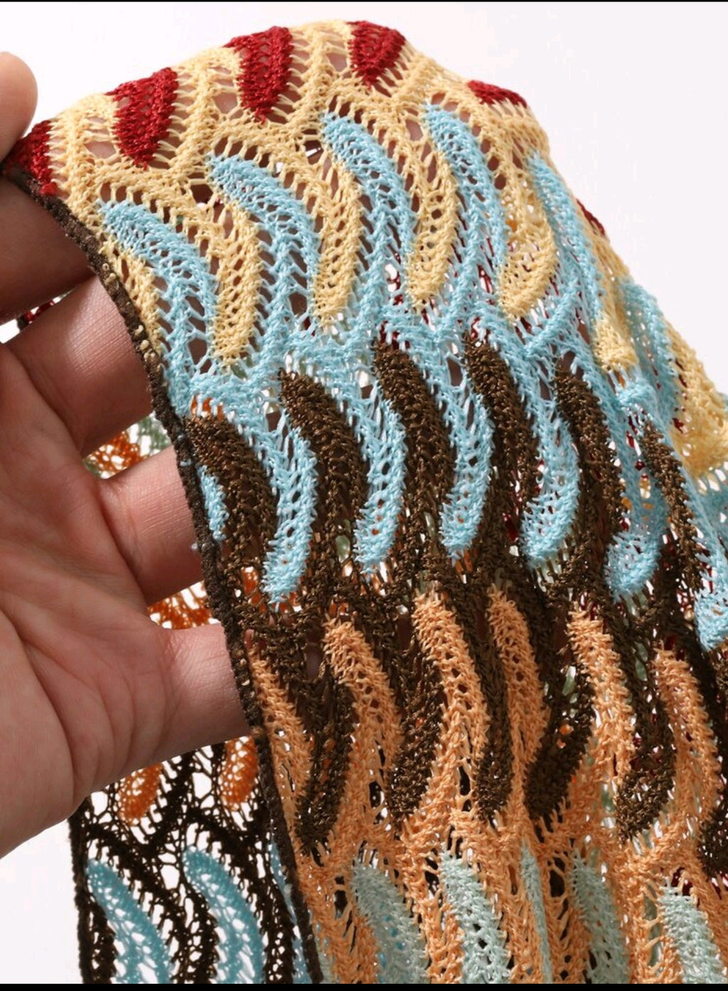 Vestido Largo de Crochet 'Olas Bohemias'